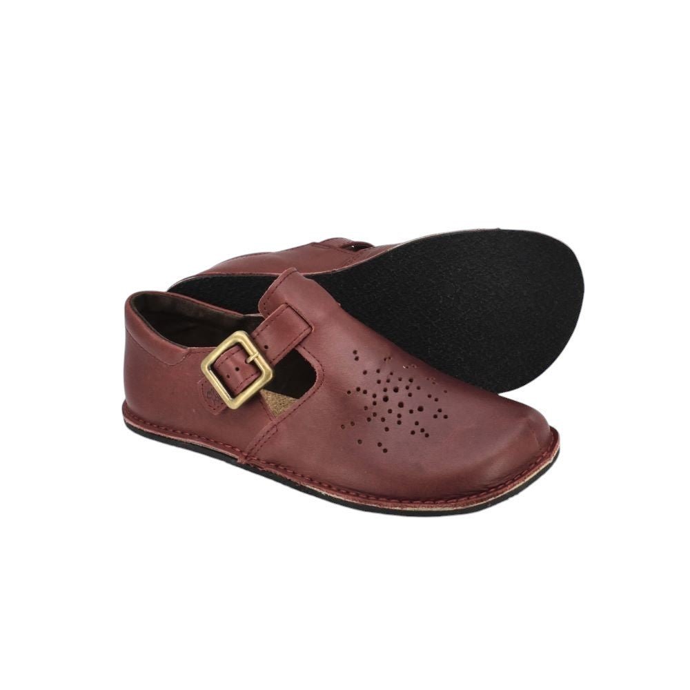 Moteriški Barefoot tipo batai Kuuda - Bordo - luxu.lt
