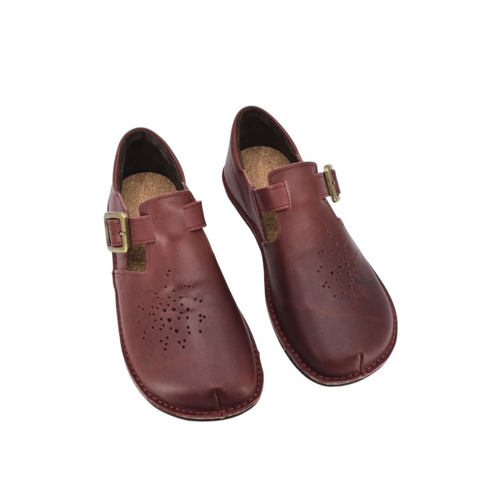 Moteriški Barefoot tipo batai Kuuda - Bordo - luxu.lt