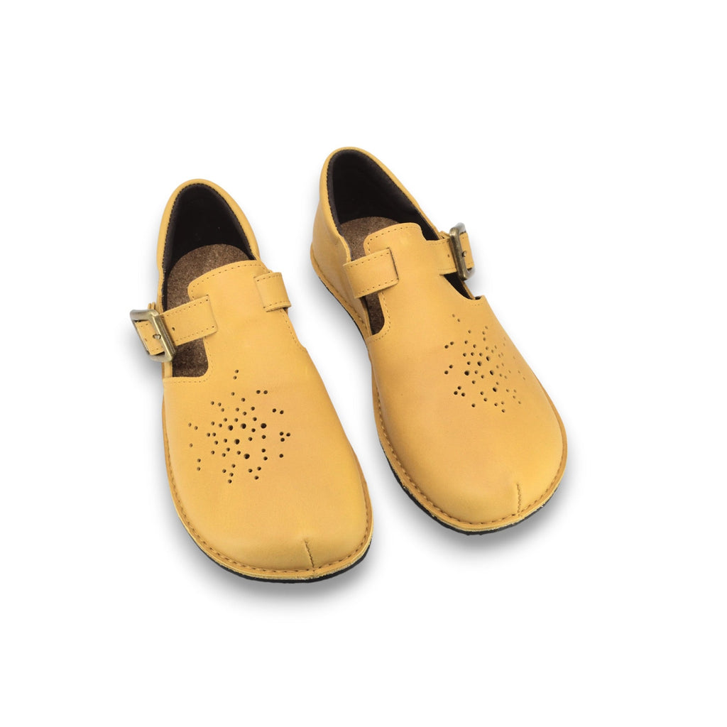 Moteriški Barefoot tipo batai Kuuda - Geltoni - luxu.lt