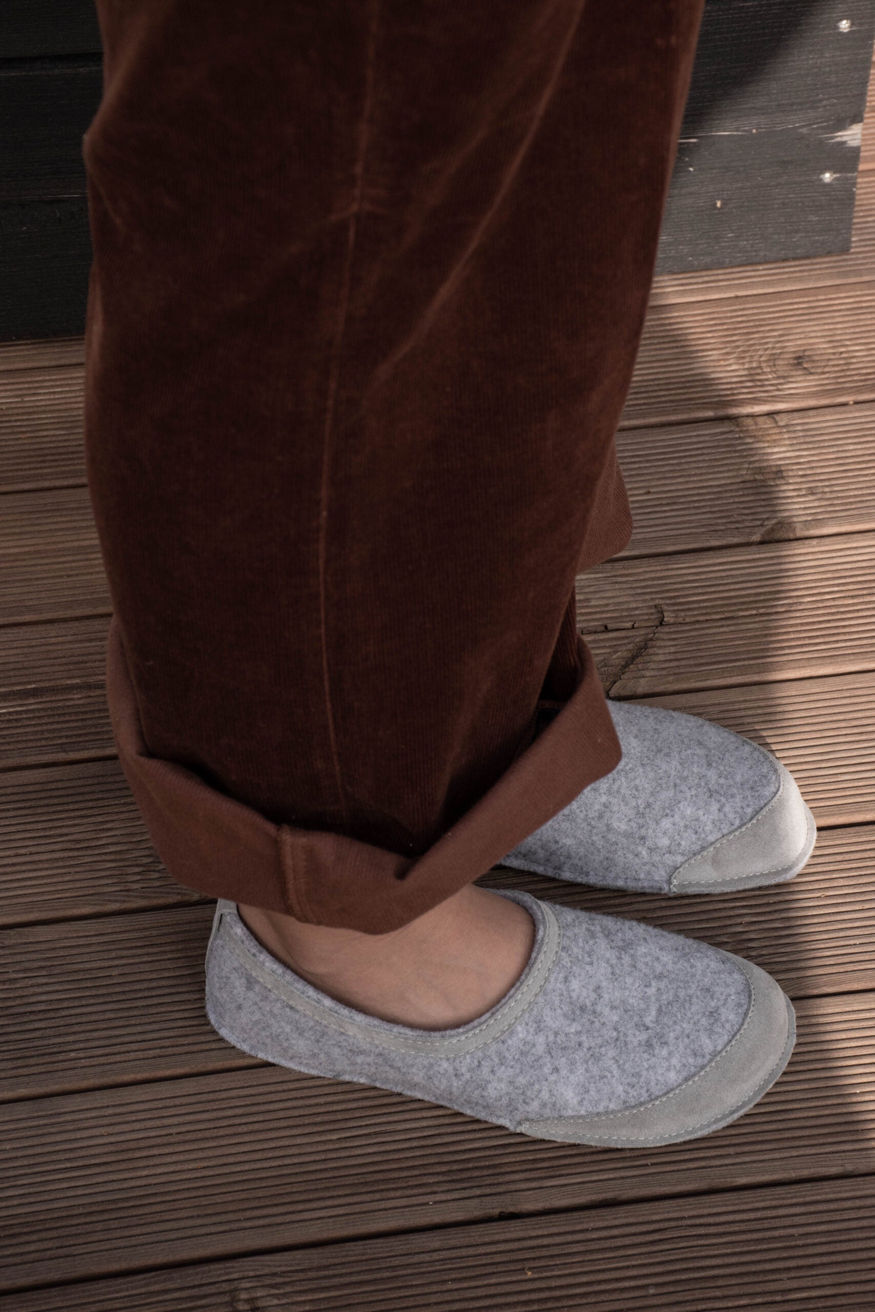 OmaKing moteriškos Barefoot veltinio šlepetės - luxu.lt