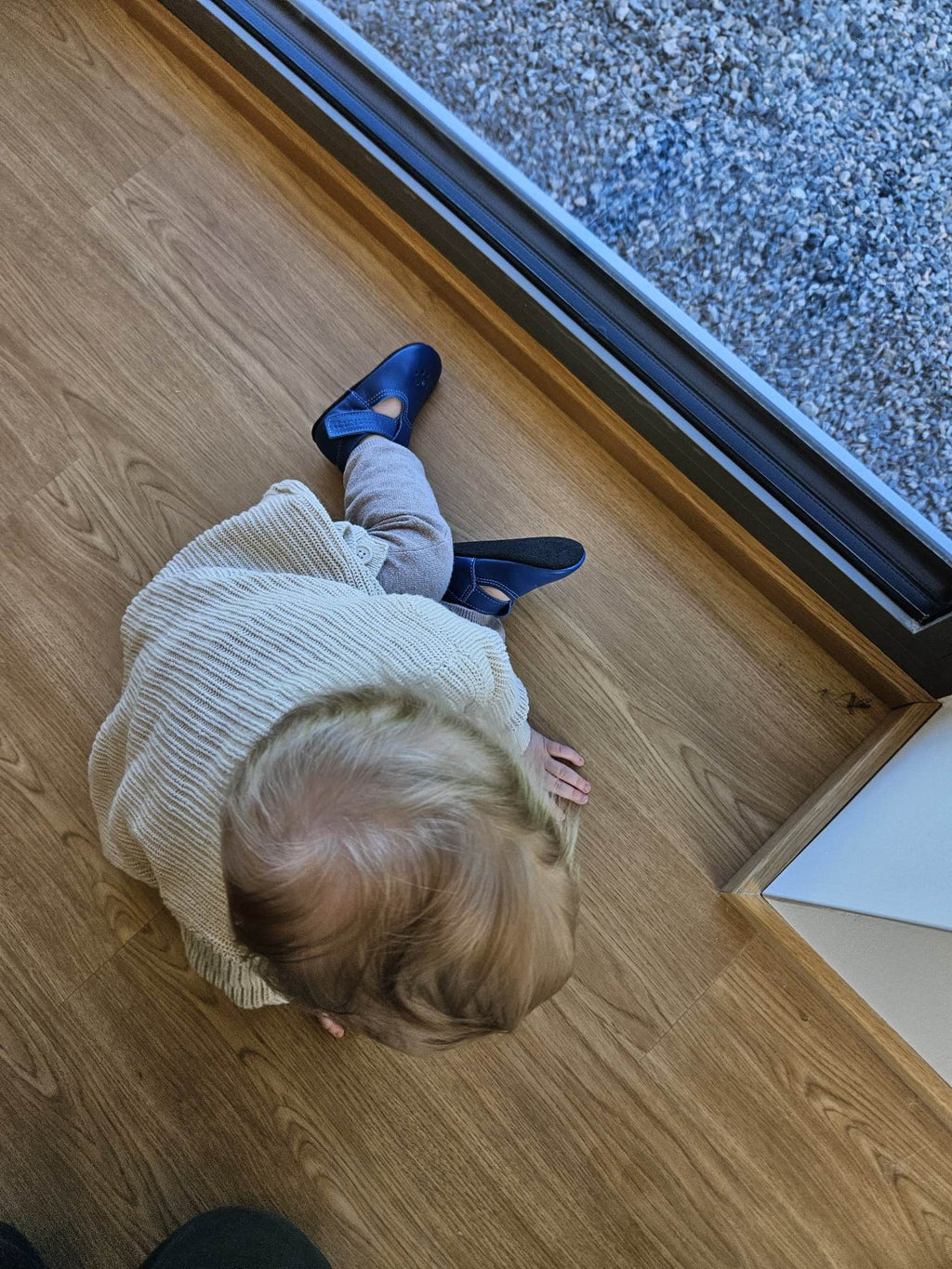 OMAKING MUTSU – Vaikiškos barefoot šlepetės - Mėlynos - luxu.lt