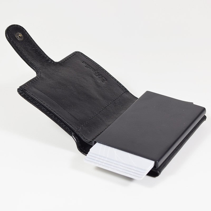 Rankų darbo odinė piniginė Papillon Nr. 40 su RFID/NFC apsauga - luxu.lt