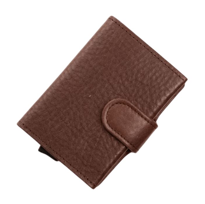 Rankų darbo odinė piniginė Papillon Nr. 40 su RFID/NFC apsauga - luxu.lt