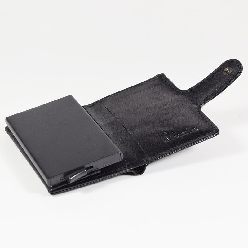 Rankų darbo odinė piniginė Papillon Nr. 40 su RFID/NFC apsauga - luxu.lt