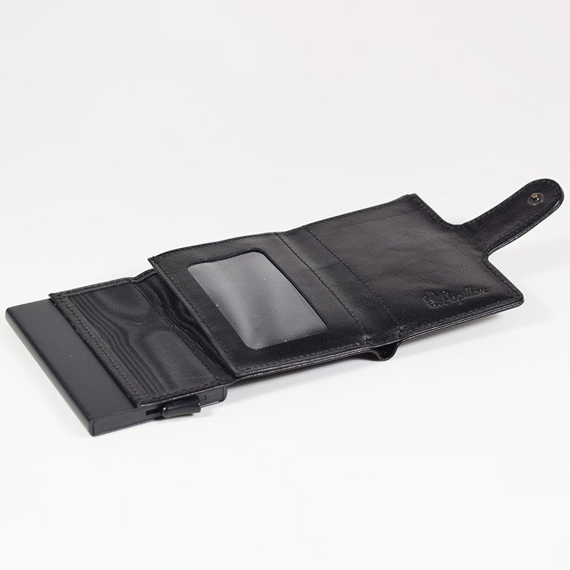 Rankų darbo odinė piniginė Papillon Nr. 40 su RFID/NFC apsauga - luxu.lt